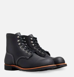 Homme RED WING SHOES Bottes<8084 - Iron Ranger Black Harness