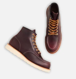 Homme RED WING SHOES Bottes<8847 - Moc Toe Black Cherry