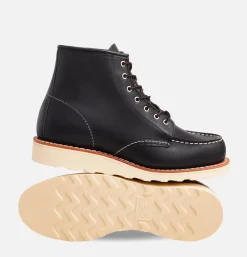 Femme RED WING SHOES WOMEN Bottes<3373 - Moc Toe Femme Black