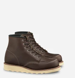 Femme RED WING SHOES WOMEN Bottes<3371 - Moc Toe Femme Mahogany