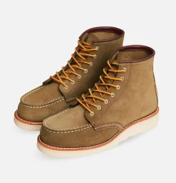 Femme RED WING SHOES WOMEN Bottes<3377 - Moc Toe Femme Olive