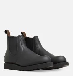 Homme RED WING SHOES Bottes<3194 - Rover Chelsea Black Harness