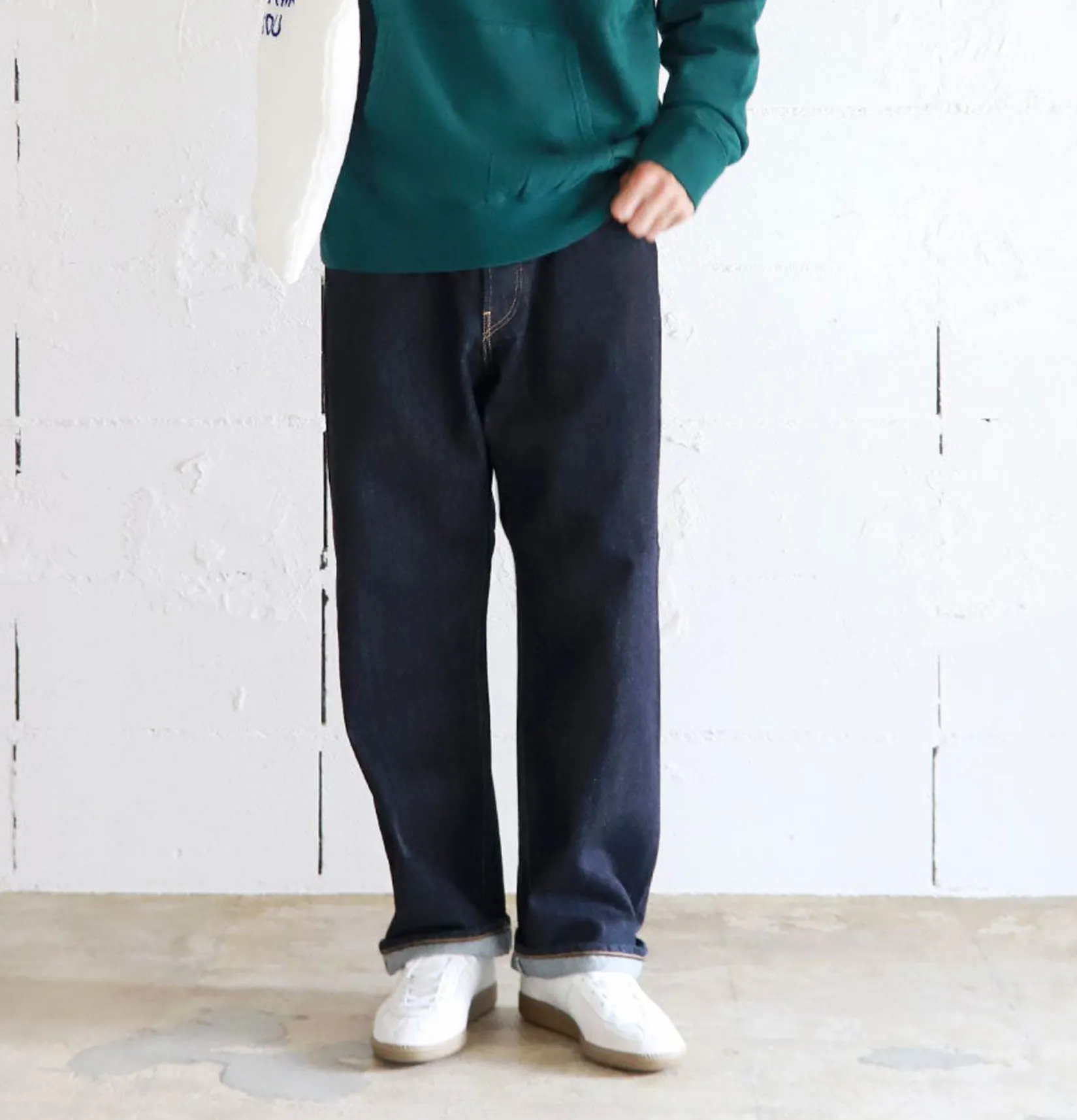 HATSKI Jeans<22003 Jean Wide Tapered One Wash