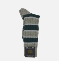 Homme PANTHERELLA Chaussettes<53912 Socks Stalbridge Vertes