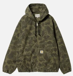 CARHARTT WIP Vestes<Active Jacket Camo Duck Green