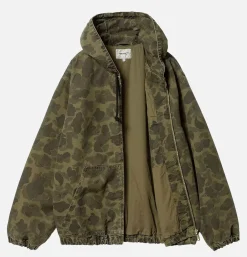 CARHARTT WIP Vestes<Active Jacket Camo Duck Green