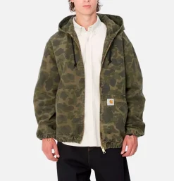 CARHARTT WIP Vestes<Active Jacket Camo Duck Green