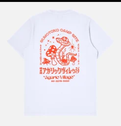 EDWIN T-shirts<Agaric Village T-shirt White