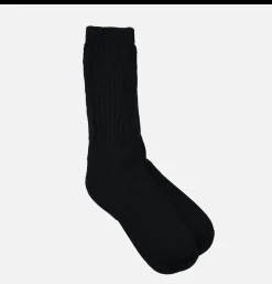Homme CHAMULA Chaussettes<Alpaga Loose Rib Sox Navy