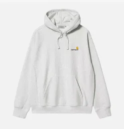 CARHARTT WIP Sweats & Polaires<American Script Hoodie Ash