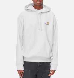 CARHARTT WIP Sweats & Polaires<American Script Hoodie Ash