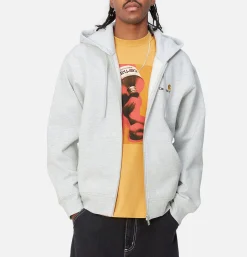 CARHARTT WIP Pulls & Cardigans<American Script Jacket Ashgrey