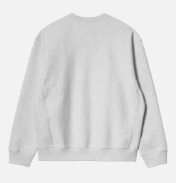 CARHARTT WIP Sweats & Polaires<American Script Sweat Ash Heather