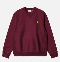 CARHARTT WIP Sweats & Polaires<American Script Sweat Malbec