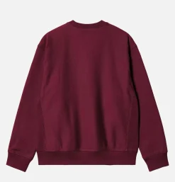 CARHARTT WIP Sweats & Polaires<American Script Sweat Malbec