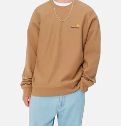 CARHARTT WIP Sweats & Polaires<American Script Sweat Peanut
