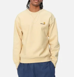 CARHARTT WIP Sweats & Polaires<American Script Sweat Rattan