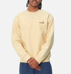 CARHARTT WIP Sweats & Polaires<American Script Sweat Rattan