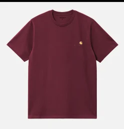 CARHARTT WIP T-shirts<American Script Tee Malbec