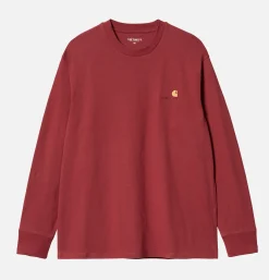 CARHARTT WIP Sweats & Polaires<American Tee Ls Tuscany Red