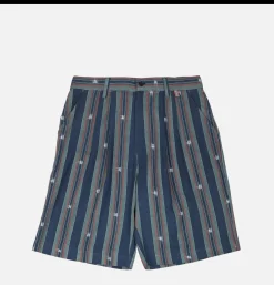 KARDO Shorts<Arman Double Pleat Short Navy