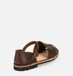Homme STEVE MONO Sandales<Artisanal Sandal 11 Chocolate