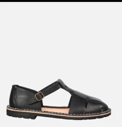 Homme STEVE MONO Sandales<Artisanal Sandal Shoe 10/17 Black