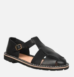 Homme STEVE MONO Sandales<Artisanal Sandal Shoe 10/17 Black
