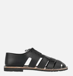 Homme STEVE MONO Sandales<Artisanal Sandal Shoe 10/05 Black