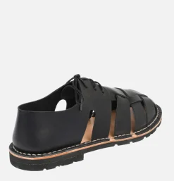 Homme STEVE MONO Sandales<Artisanal Sandal Shoe 10/05 Black