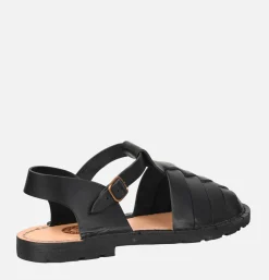 Homme STEVE MONO Sandales<Artisanal Sandal Shoe 10/09 Black Royalcheese Exclusive