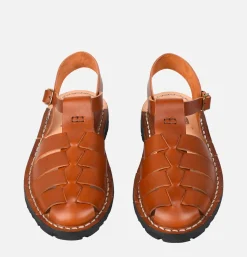 Homme STEVE MONO Sandales<Artisanal Sandal Shoe 10/09 Chocolat Royalcheese Exclusive