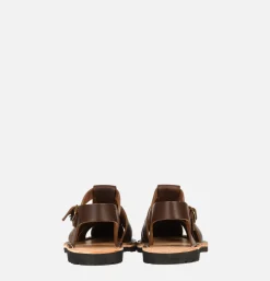 Homme STEVE MONO Sandales<Artisanal Sandal Shoe 10/09 Chocolate