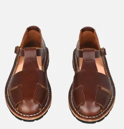 Homme STEVE MONO Sandales<Artisanal Sandal Shoe 10/17  Coffee