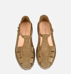 Homme STEVE MONO Sandales<Artisanal Sandal Shoe 10/01 Khaki