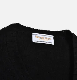 WILLIAM LOCKIE Pulls & Cardigans<Aryan Cardigan Black