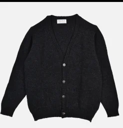 WILLIAM LOCKIE Pulls & Cardigans<Aryan Cardigan Charcoal