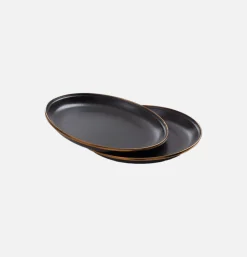 BAREBONES Outdoor<Assiettes Email X 2 Slate Charcoa