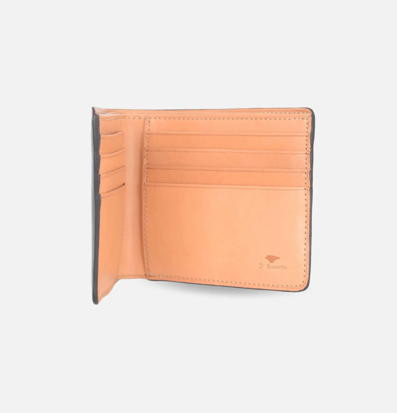 IL BUSSETTO Petite Maroquinerie<Bi Fold Wallet Black