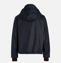 MANIFATTURA CECCARELLI Blousons & Manteaux<Blazer Coat Waxed Navy