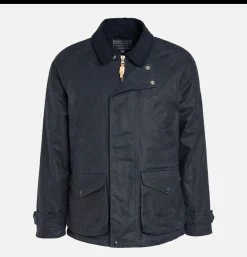 MANIFATTURA CECCARELLI Blousons & Manteaux<Blouson Caban Wax Navy
