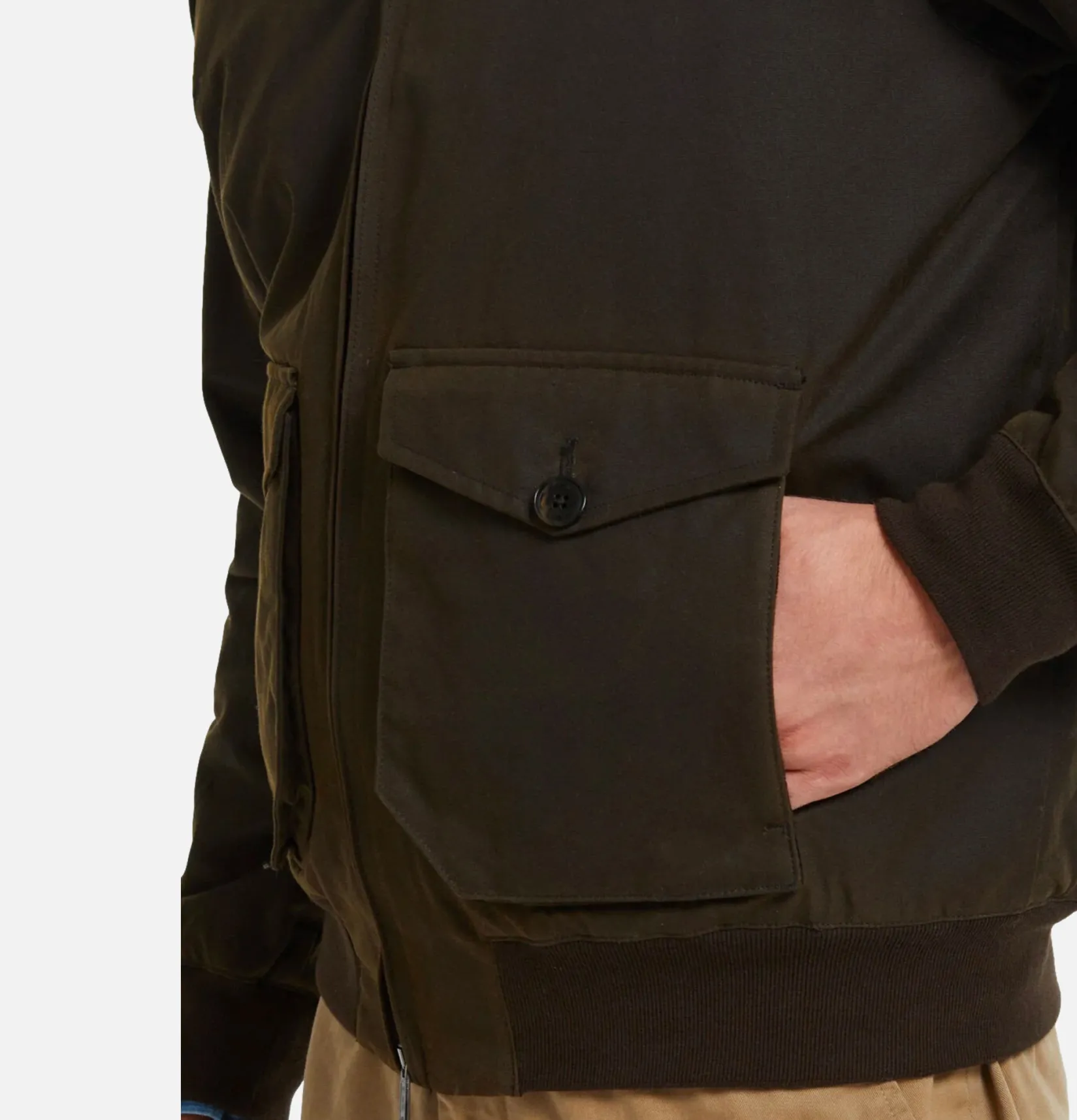 BARACUTA Vestes<Blouson G9 Waxed Moss Green