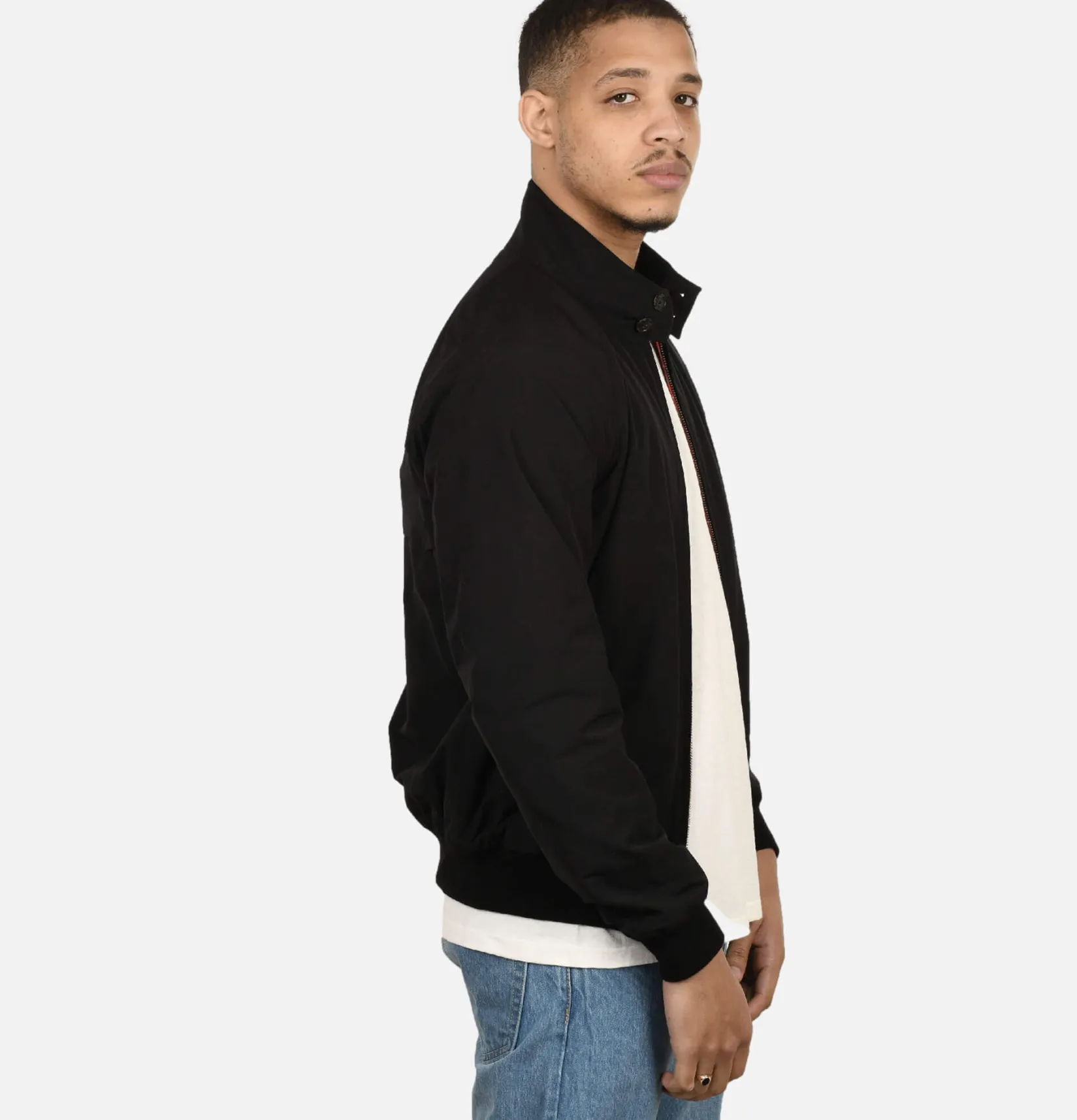 BARACUTA Vestes<Blouson Harrington G9 Noir