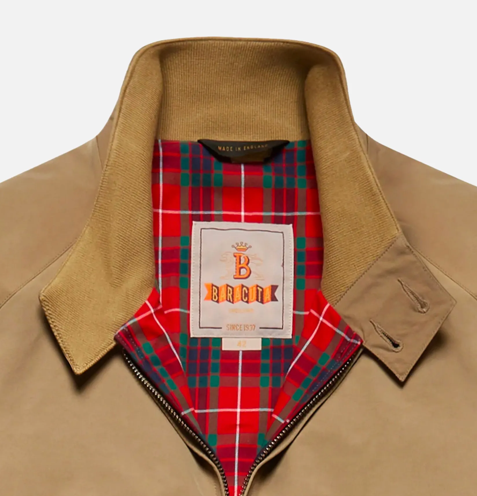 BARACUTA Vestes<Blouson Harrington G9 Tan
