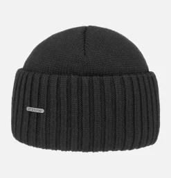 STETSON Gants • Bonnets • Echarpes<Bonnet Northport Noir