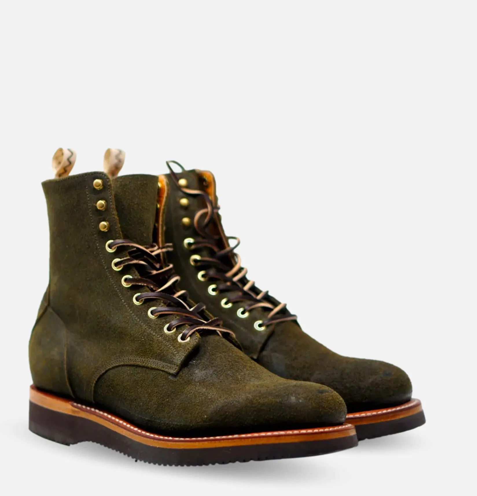 Homme UNMARKED Bottes<Bottes Hunter Olive Suede