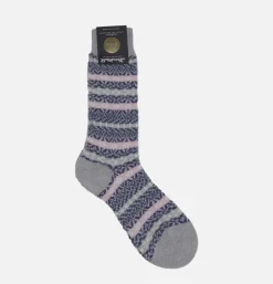 Homme PANTHERELLA Chaussettes<Bradstock Cashemire Lt Grey