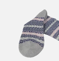 Homme PANTHERELLA Chaussettes<Bradstock Cashemire Lt Grey
