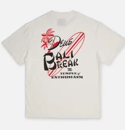 DEUS T-shirts<Breaker Tee Vintage White