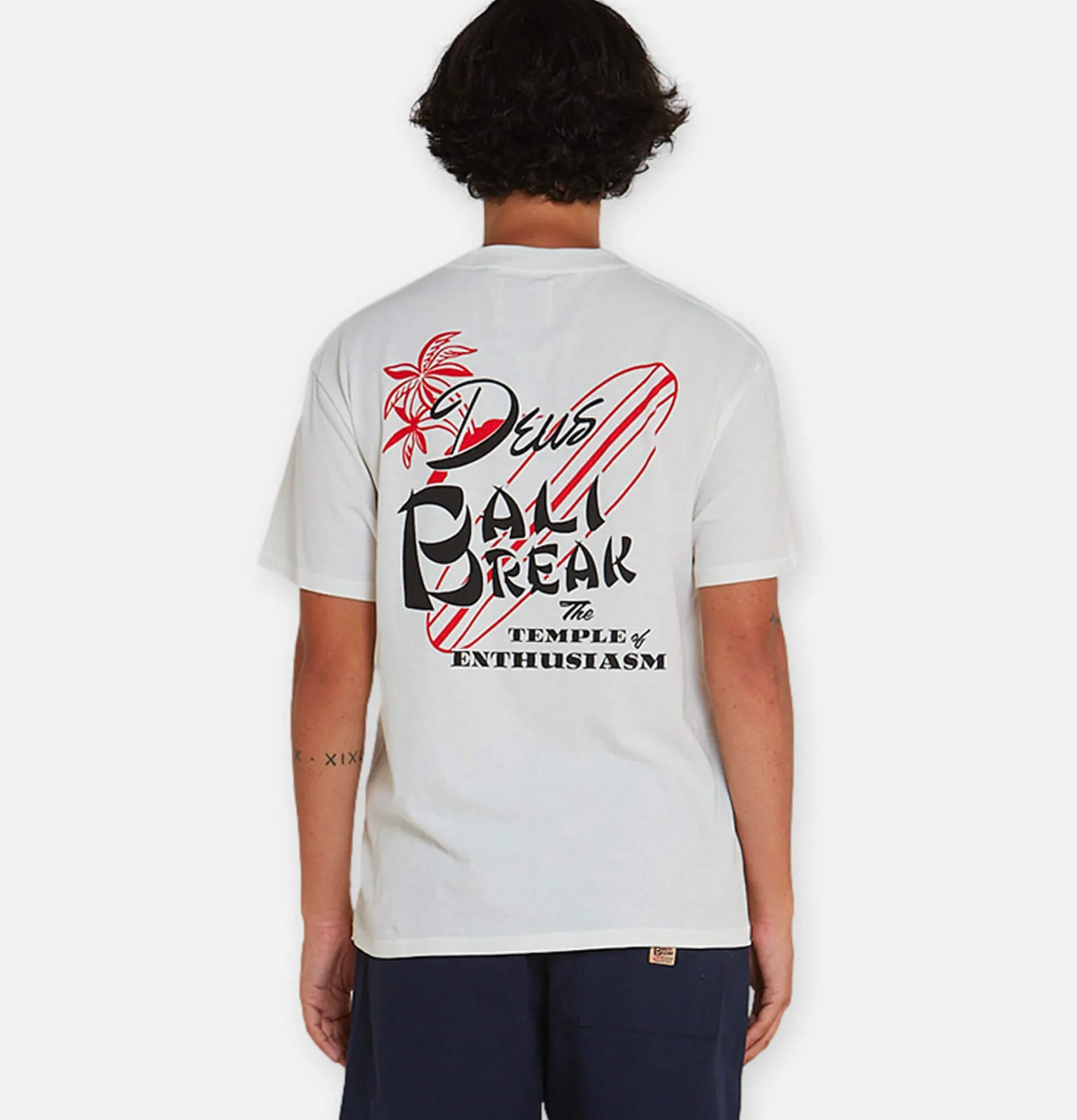 DEUS T-shirts<Breaker Tee Vintage White